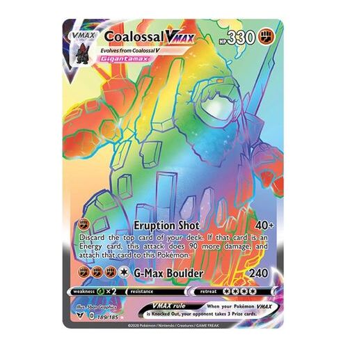 Coalossal VMAX - 189/185 - Hyper Rare NM