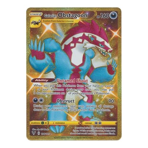 Galarian Obstagoon - 198/185 - Secret Rare NM