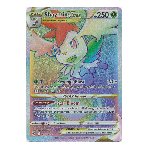 Shaymin VSTAR - 173/172 - Hyper Rare NM
