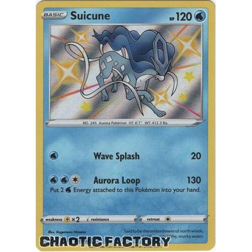 Suicune - SV022/SV122 - Shiny Rare NM