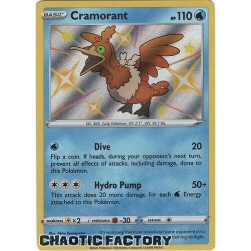 Cramorant - SV030/SV122 - Shiny Rare NM