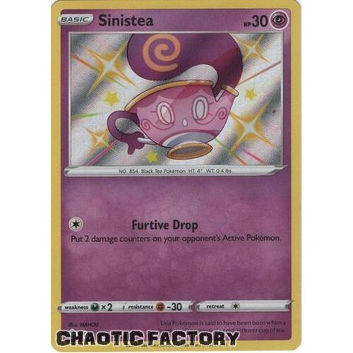 Sinistea - SV052/SV122 - Shiny Rare NM