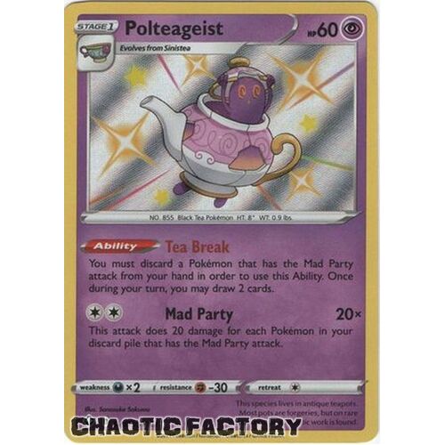 Polteageist - SV053/SV122 - Shiny Rare NM