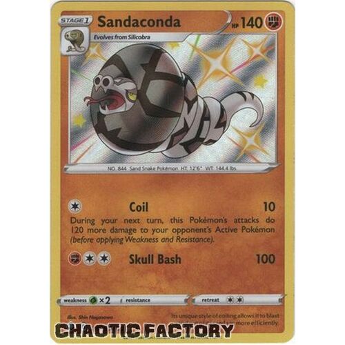 Sandaconda - SV071/SV122 - Shiny Rare NM