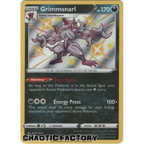Grimmsnarl - SV085/SV122 - Shiny Rare NM