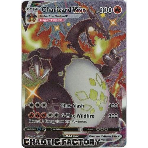 Charizard VMAX - SV107/SV122 - Shiny Rare NM