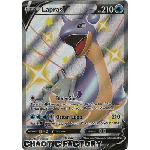 Lapras V - SV110/SV122 - Shiny Rare NM