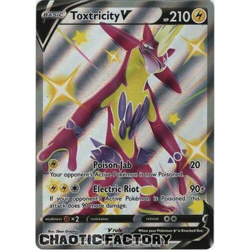 Toxtricity V - SV112/SV122 - Shiny Rare NM