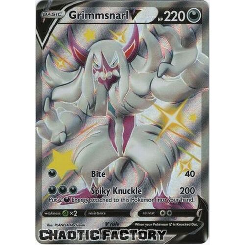 Grimmsnarl V - SV116/SV122 - Shiny Rare NM