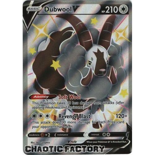 Dubwool V - SV120/SV122 - Shiny Rare NM