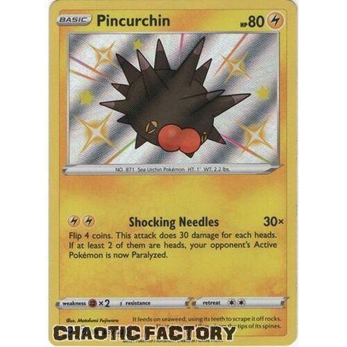 Pincurchin - SV43/SV122 - Shiny Rare NM