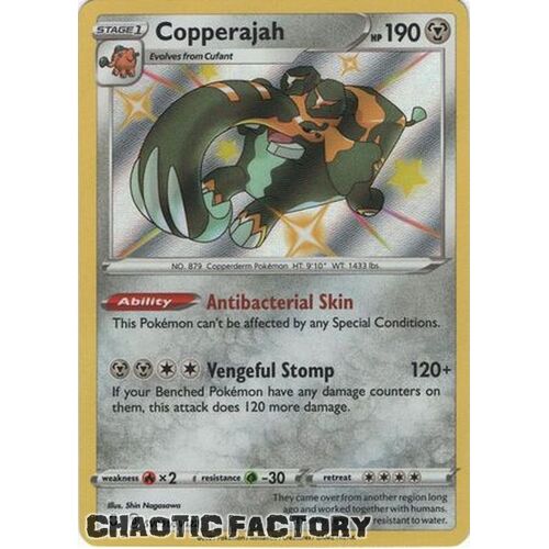 Copperajah - SV91/SV122 - Shiny Rare NM