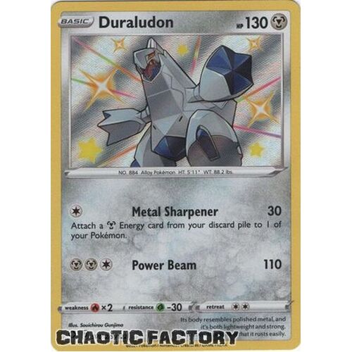 Duraludon - SV92/SV122 - Shiny Rare NM