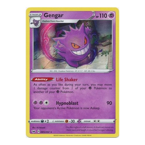Gengar - 085/202 - Holo Rare