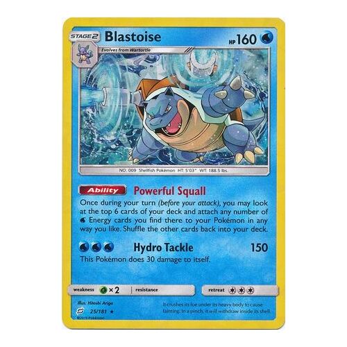 Blastoise - 25/181 - Shattered Holo Rare NM