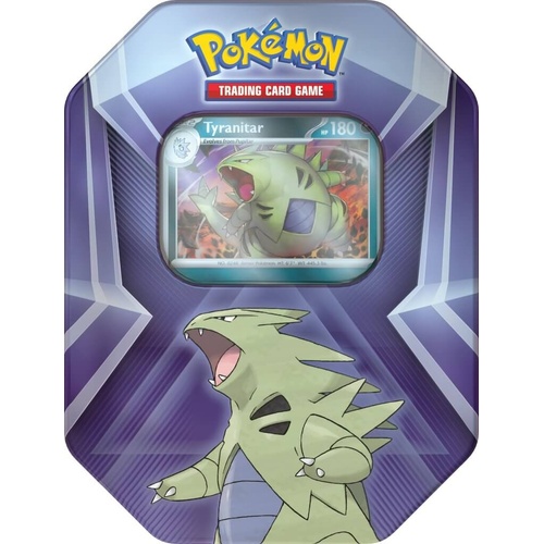POKEMON TCG Triple Whammy Collector Tin - Tyranitar