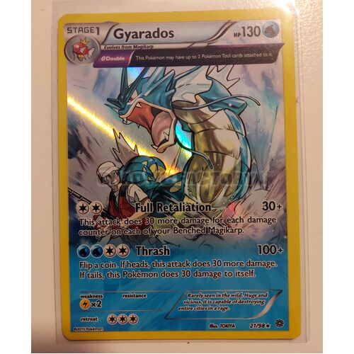 Gyarados - 21/98 - Full Art Holo Rare NM