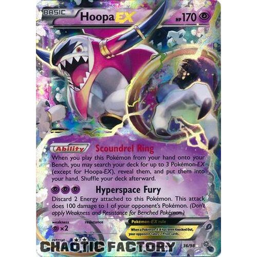 Hoopa EX - 36/98 - Ultra Rare NM