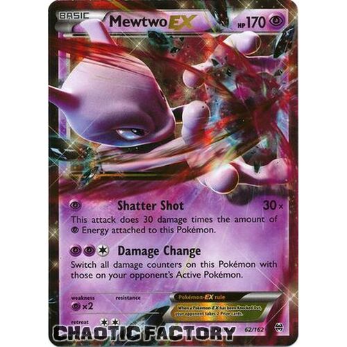 Mewtwo EX - 62/162 - Ultra Rare LP