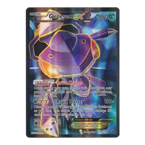 Genesect EX - 120/124 - Full Art Ultra Rare NM