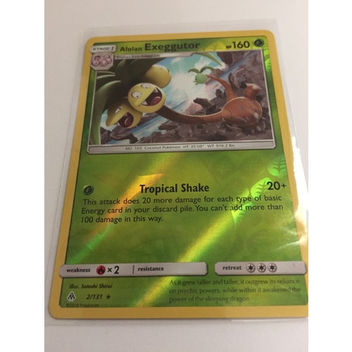 Alolan Exeggutor - 2/131 - Rare Reverse Holo