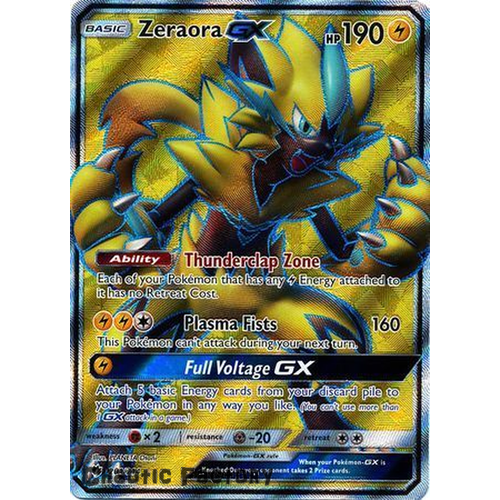Pokemon TCG Zeraora GX - 201/214 - Full Art Ultra Rare NM