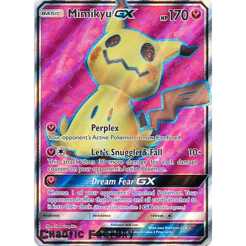 Mimikyu GX - 206/214 - Full Art Ultra Rare NM