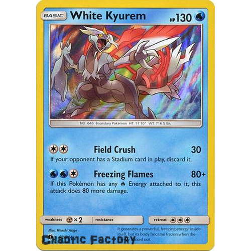 White Kyurem - 63/214 - Holo Rare
