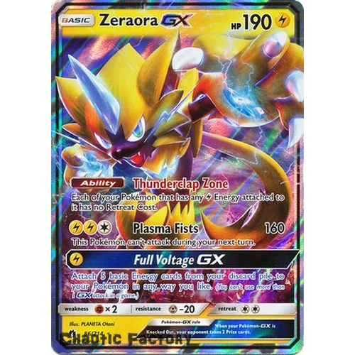 Pokemon TCG Zeraora GX - 86/214 - Ultra Rare NM