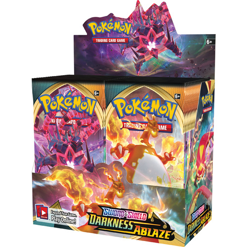 POKEMON TCG Sword and Shield - Darkness Ablaze Booster Box IN HAND!