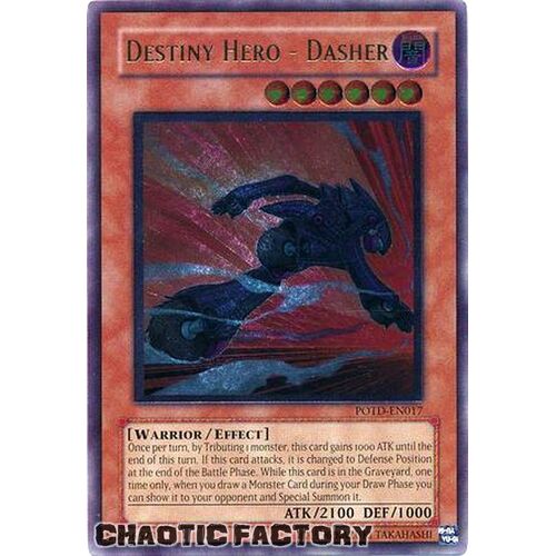 Ultimate Rare - Destiny Hero - Dasher - POTD-EN017 Unlimited LP