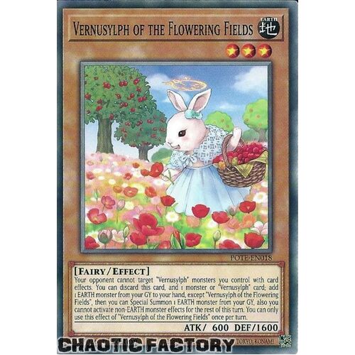POTE-EN018 Vernusylph of the Flowering Fields Common 1st Edition NM