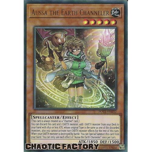 POTE-EN032 Aussa the Earth Channeler Ultra Rare 1st Edition NM
