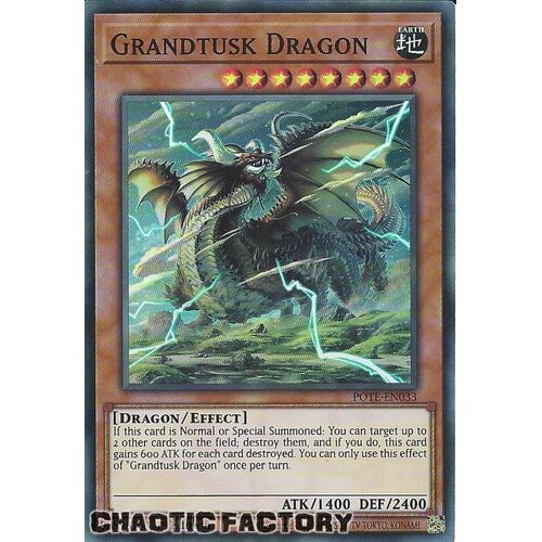 POTE-EN033 Grandtusk Dragon Super Rare 1st Edition NM