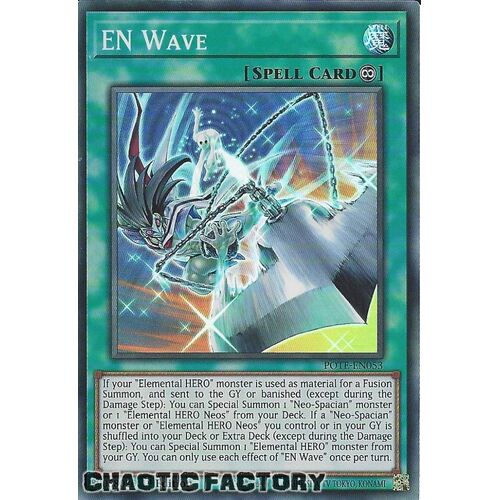 POTE-EN053 EN Wave Super Rare 1st Edition NM