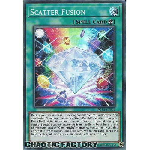 POTE-EN062 Scatter Fusion Super Rare 1st Edition NM