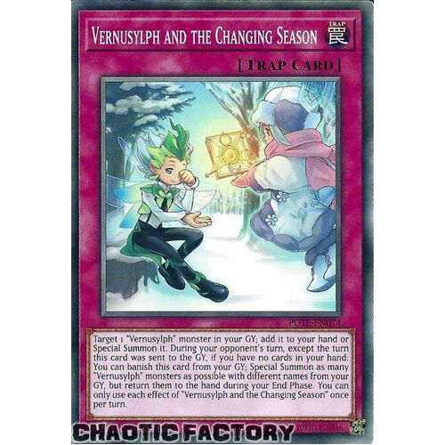 POTE-EN074 Vernusylph and the Changing Season Common 1st Edition NM