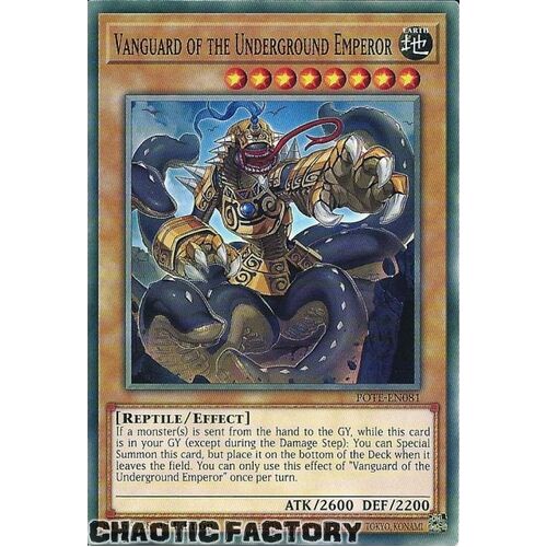 POTE-EN081 Vanguard of the Underground Emperor Common 1st Edition NM