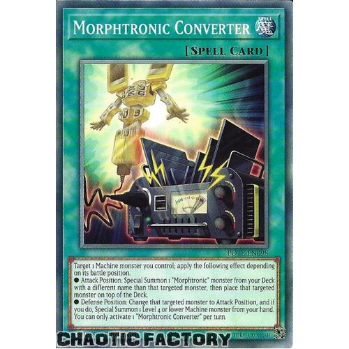 POTE-EN098 Morphtronic Converter Common 1st Edition NM