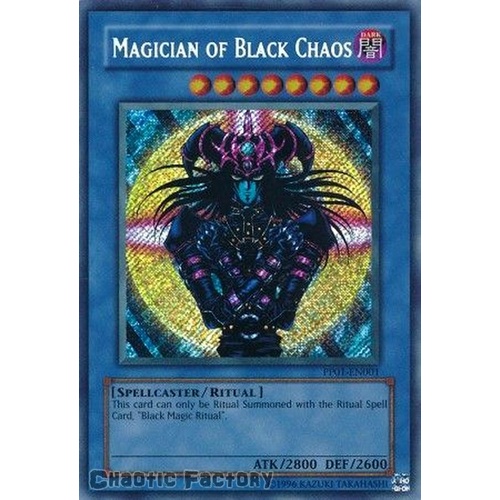 PP01-EN001 Magician Of Black Chaos Secret Rare  NM