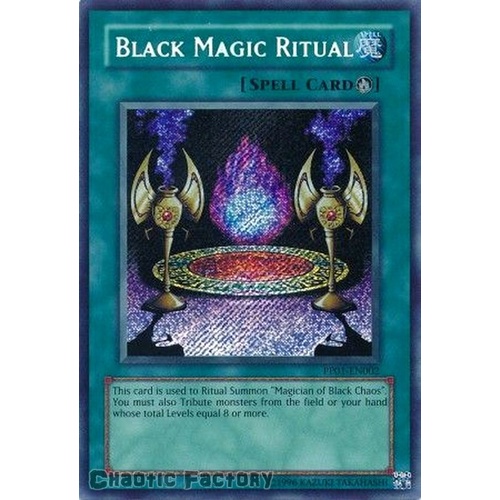 PP01-EN002 Black Magic Ritual Secret Rare  NM
