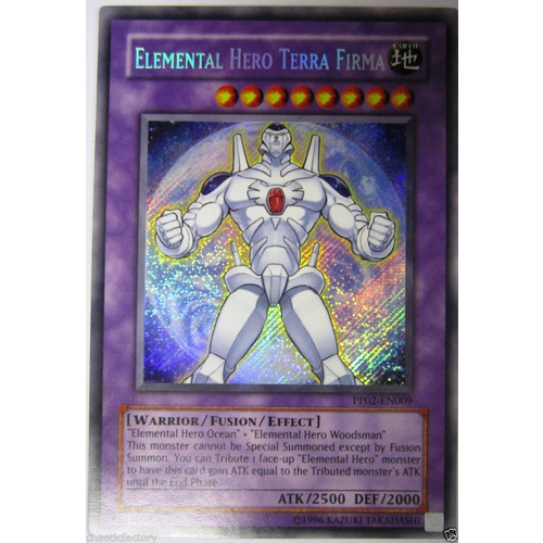 Elemental Hero Terra Firma - PP02-EN009 - Secret Rare NM