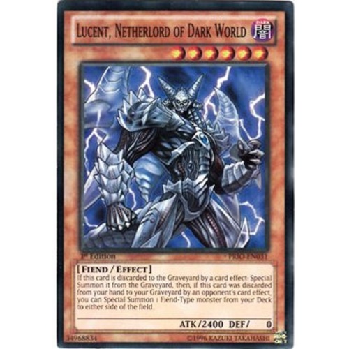 Lucent, Netherlord of Dark World - PRIO-EN031 - Super Rare 1st Edition NM