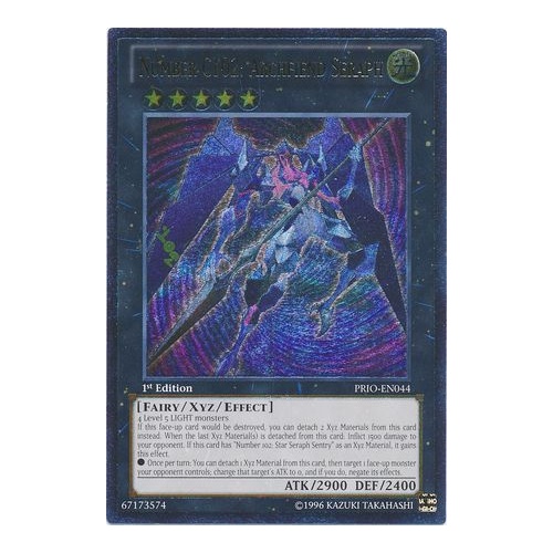 Ultimate Rare - Number C102: Archfiend Seraph - PRIO-EN044 1st Edition NM
