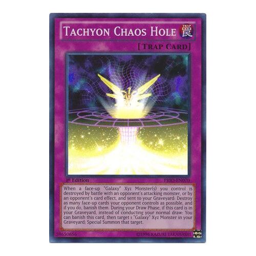 Tachyon Chaos Hole - PRIO-EN070 - Super Rare 1st Edition NM