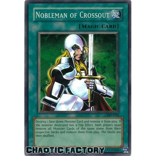 PSV-034 Nobleman Of Crossout Super Rare Unlimited Edition NM MAGIC CARD