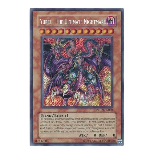 Yubel - The Ultimate Nightmare - PTDN-EN008 - Secret Rare Unlimited NM