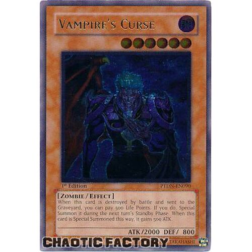 ULTIMATE RARE PTDN-EN090 Vampire'S Curse 1st Edition LP