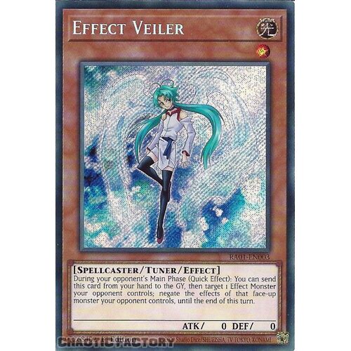 RA01-EN003 Effect Veiler Secret Rare 1st Edition NM