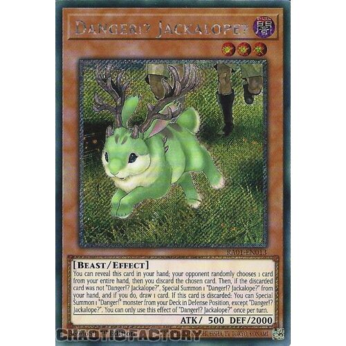 Platinum Secret Rare RA01-EN013 Danger!? Jackalope? 1st Edition NM